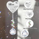 Memorial Gifts for Loss of Mom, Sympathy Gifts for Loss of Mom, Mom in Heaven Memorial Crystal Suncatcher for Window Home Decor (Mom) by GreenHaven Gardens