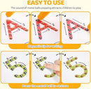 GAMENOTE Double Sided Magnetic Letter & Number Board Set - Alphabet & Numbers Tracing Board for Toddlers, ABC Uppercase & Lowercase Practicing, Math Learning, Educational Toys for Kids by TinyTreasures Baby Boutique