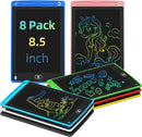 LCD Writing Tablet for Kids, 8.5 Inch Colorful Doodle Board Drawing Tablet, Educational Learning Toys Birthday Gifts for Kids Age 3 4 5 6 7 8 (8 Pack) by TinyTreasures Baby Boutique