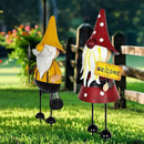 HONGLAND Metal Gnome Yard Art -18 Inch Metal Gnome Statue Garden Decor -3D Garden Outdoor Decorations -Christmas Holiday Lawn Patio Yard Garden Decor by CozyNest Decor