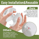 Child Safety Door Knob Covers 6 Pack Reusable Baby Proof Door Knob Locks Baby Proof Door Handle Protector for Kids Universal Fit Easy Grip Lockable Design No Tools Needed by TinyTreasures Baby Boutique