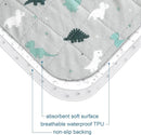 Potty Training Bed Pad - 100% Waterproof, Twin & Toddler Bed Wetting Protection, Reusable, Non Slip, Easy to Change, Washable, Grey by TinyTreasures Baby Boutique