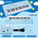 Kids Piano Keyboard, 37 Keys Portable Music Keyboard Early Learning Educational Electronic Music Piano Instrument Toys for 3 4 5 6 Year Old Boys and Girls (Blue) by TinyTreasures Baby Boutique