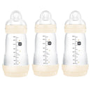 MAM 9oz Easy Start Anti-Colic Baby Bottles, Medium Flow, Breastfeeding-Like Silicone Nipple, Reduces Colic, Gas, & Reflux, Easy-to-Clean, BPA-Free, Baby Bottles for Newborns, 2+ Months by TinyTreasures Baby Boutique