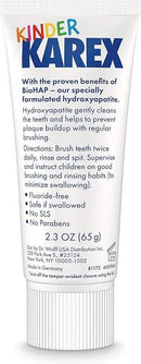 Kinder Karex Hydroxyapatite Kids Toddler Toothpaste I Fluoride Free I Clinically Tested I 2.3 oz (Pack of 3) by CozyNest Decor