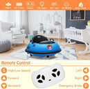 12V Electric Ride on Bumper Car for Toddlers, Kids Bumper Car with Remote Control, LED Lights & 360 Degree Spin, Indoor and Outdoor for 18+ Months Kids (Blue) by TinyTreasures Baby Boutique