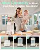 GROWNSY Bottle Sterilizer and Dryer, Compact Electric Steam Baby Bottle Sterilizer (Esterilizador de Biberones), Bottle Sanitizer for Baby Bottles, Pacifiers, Pump Parts by TinyTreasures Baby Boutique