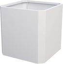 Steel Planter Box-20"x20"x20"-Large Square Planter Box-Outdoor Indoor-Cube Steel Planter Heavy Duty White Metal Planter Flower Pot Commercial Residential for Home Garden Porch Hotel Patio by GreenHaven Gardens