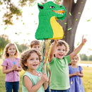 WERNNSAI Foldable Dragon Piñata - Dinosaur Birthday Party Supplies Dino Extendable Piñata Bundle with Blindfold Stick and Tassels for Boys Kids Dragon Theme Bday Party Game Decorations 16.2” x 12.5” by TinyTreasures Baby Boutique