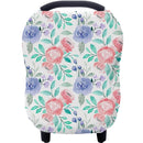 Carseat Cover for Boys and Girls - Multi-use Nursing Canopy for Breastfeeding, Stroller, High Chair Cover (Rose) by TinyTreasures Baby Boutique