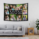 Custom Tapestry For Wall Bedroom Custom Backdrop Personalized Image Text Photo Customized Funny Tapestry Banners And Signs Mother's Day Horizontal Tapestrys by CozyNest Decor