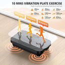Vibration Plate Exercise Machine, OVANZA Whole Body Vibration Plate for Lymphatic Drainage, Burns Fat, Helps Toning, Weight Loss Shaping Wellness for Home Training Equipment by CozyNest Decor