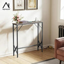 31.5‘’ Console Table, Skinny Entryway Table with Fast-Charging Station, Narrow Long Sofa Table, Behind Slim Couch Table for Entrance, Hallway, Living Room Decor ST-GY80-1 by CozyNest Decor