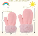 PESAAT Baby Girl Mittens Fleece Toddler Boy Mittens Warm Kids Winter Gloves Unisex Cold Weather Baby Gloves by TinyTreasures Baby Boutique