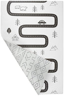 Baby Care Play Mat (Large, Nordic Trails - Tribal) 82'' x 55'' Original One-Piece Reversible Rollable Waterproof Play Mat for Infants, Babies, Toddler, and Kids by TinyTreasures Baby Boutique