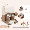 LOVEVOOK Diaper Bag Backpack, Baby Travel Bags for Boys & Girl, Toddler Waterproof Diaper Bag w/Changing Pad, Stroller Straps, Pacifier Case, Newborn Essentials Must Haves Mom by TinyTreasures Baby Boutique