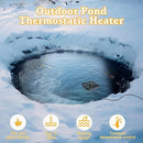 Aobiono Pond Heater De Icer, Winter Thermo Climate Floating Survival Solution for Outdoor Fish Pond Koi, Thermostat Control for Water Stock Tank Livestock Bird Bath Pet, 12 ft Cord (1000W) by GreenHaven Gardens