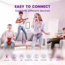 IROO Mini Karaoke Machine for Kids, 2025 TOP Toys Birthday Gifts Ideas for Girls Ages 4, 5, 6, 7, 8, 9, 10, 12+ Years Old, Portable MP3 Player with 2 Wireless Mics for Party by TinyTreasures Baby Boutique