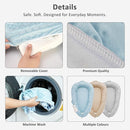 Baby Lounger – Soft & Breathable Newborn Nest for Infants 0-24 Months, Organic Cotton Baby Pillow for Tummy Time, Playtime & Travel, Newborn Babies Essential Gift by TinyTreasures Baby Boutique