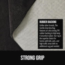 GORILLA GRIP Ultra Soft Washable Area Rug, Stain and Slip Resistant Plush Thick Carpet for Bedroom Living Room, No Shed Floor Rugs, Pet Friendly, Dorm Essentials, Kids Nursery Home Decor, 3x5, Black by TinyTreasures Baby Boutique