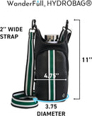 WanderFull® Original HydroBag® Collection, Water Bottle Holder w/Strap & Phone Pocket, Hands-Free Crossbody Water Bottle Bag by TinyTreasures Baby Boutique