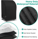 SunPatio 2 Burner Gas Grill Cover 32 inch, Heavy Duty Waterproof Small BBQ Grilling Cover, Compatible for Weber Char-Broil Nexgrill and More Grills with Collapsed Side Tables, All Weather Protection by GreenHaven Gardens