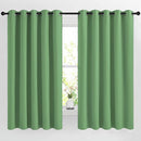 NICETOWN 66 inch Forest Green Curtains for Bedroom, Blackout Curtains Thermal Window Treatment Energy Saving Solid Grommet Sound Reducing Drapes for Living Room, 2 Panels, W66 x L66 by TinyTreasures Baby Boutique