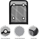 Black Small Magnetic Basket Set of 2, Refrigerator Basket, Magnetic Baskets Heavy Duty, Magnetic Storage for Locker Organizer Holder for Whiteboard Office, 3.7"x2.7"x4.8" by CozyNest Decor
