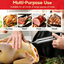 Stainless Steel Meat Injector Syringe with 4 Marinade Needles and Travel Case for BBQ Grill Smoker, gifts for men dad husband in Thanksgiving Christmas day by GreenHaven Gardens