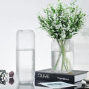 8 Pack Artificial Plants Flowers Grass Shrubs No Fade Faux Plastic Flowers Outdoor for Vases Farmhouse Garden Porch Patio Office Indoor Wedding Decoration Greenery Fake Plants (5