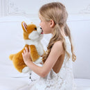 Interactive Plush Corgi Dog, Companion Robot Dog Pets,Handmade Weighted Stuffed Animals,Electronic Walking Toy with Barking,Tail Wagging,Talking, by TinyTreasures Baby Boutique