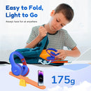 EarFun K2 Kids Bluetooth Headphones, Kids Headphones with Volume Limited, 40H Playtime, Built-in Mic, Stereo Sound, Foldable Over-Ear Headphone for School/Travel/iPad/Tablet, Blue by TinyTreasures Baby Boutique