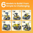 Sillbird Robot Building Kit with Remote Control Gifts for Kids Boys Ages 8-13, Coding STEM Robotic Technic Racer Car Toys for Birthday, Build 6in1 Model with 631 Pieces by TinyTreasures Baby Boutique