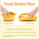 Silicone Baby Feeding Set 6 Pcs, Baby Led Weaning Supplies, Baby Feeding Supplies Set BPA Free, Baby Essentials for Newborn Gift Yellow by TinyTreasures Baby Boutique