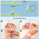 Kids Waterproof Airtag Bracelet Compatible with Apple AirTag, Hidden Silicon Protective Case for Air Tag GPS Tracker Holder, Adjustable Anti-Lost Watch Band for Toddler Child (Green) by TinyTreasures Baby Boutique