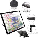 KOBAIBAN Wireless A3 Light Pad with Carry Bag, Foldable Stand, Top Clip, 3 Colors/Stepless/6-level Dimmable Brightness Rechargeable tracing Light Box/Board for Cricut Weeding Vinyl, Diamond Painting by TinyTreasures Baby Boutique