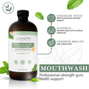 Remineralizing + Gum Health Mouthwash – Soothing Mint | Hydroxyapatite, Colloidal Silver | Alcohol-Free, Fluoride-Free, Fresh Breath Support by CozyNest Decor
