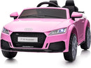Licensed Audi Electric Kids Car, 12V Kids Ride-on Toy Car for Toddlers w/Remote - Pink by TinyTreasures Baby Boutique