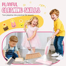 Kids Cleaning Toy Set,Pink Mini Spray Mop Montessori Toys Pretend Play Cleaning Tool for Toddlers with Spray Mop & Kids Broom Dustpan Set Cleaning Toys Gift for Toddlers Girls Boys Age 3+ by TinyTreasures Baby Boutique