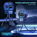 2 Pack Multifunctional Portable Stroller Fan 4 Speed 6600rpm High Speed Usb Rechargeable Personal Mini Handheld Fan Extended Tripod For Desktop Winding Kids Bed Treadmill Bike Golf Cart Outdoor Travel by TinyTreasures Baby Boutique