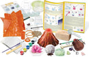 4M - STEAM Earth Science - Educational Science Kits for Kids Ages 5+ with 5 Experiments: Volcano Eruption, Excavate Crystals, Crystal Growing, & More - Hands-On Geology STEM Learning Science for Kids by TinyTreasures Baby Boutique