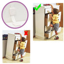 Upgraded No Drill Adhesive Furniture Anchor, Adjustable Anti Tip Furniture Wall Straps for Baby Proofing & Pets, Secure to Playroom, 4 Pack by TinyTreasures Baby Boutique