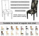 JQinHome Dining Chair Slipcover, High Stretch Removable Washable Chair Seat Protector Cover Set of 6,Chair Covers for Dining Room, Kitchen,Home Party,Wedding Ceremony(Luxe Black, 6PC) by CozyNest Decor