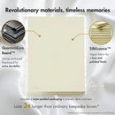 Estienne Large Light Yellow Modern Baby Keepsake Box - Memory Box for Baby Girl & Boy, Gift-Ready Keepsake Storage Box with Lids by TinyTreasures Baby Boutique