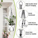 Hoteam 12 Pcs Macrame Plant Hangers Macrame Hanging Planters for Indoor Plants Handmade Boho Hanging Baskets Flower Pots Holder for Outdoor Home Wall Decor by GreenHaven Gardens