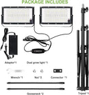 Grow Lights for Indoor Plants,Full Spectrum Standing Plant Grow Light with 4/8/12H Timer, 6 Dimmable Levels,68" Adjustable Tripod, Floor Grow Lamp for Large Indoor Plants, Dual Heads Plus by GreenHaven Gardens