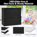 Extra Large Toy Box 167L, Sturdy Toy Storage Chest Organizer Bin Baskets with 2 Removable Divider for Boys, Girls, Kids, Nursery, Bedroom, Playroom, 35.5"x17" x17" (Linen Black) by TinyTreasures Baby Boutique