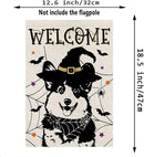 Seasonal Garden Flags Corgi Dog Double Sided Flags Set of 11 Holiday Farmhouse Indoor Outdoor Yard Lawn Christmas Gifts Decorations 12.5x18 Inch by GreenHaven Gardens