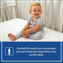 Sealy Baby 2-PACK Fitted Waterproof Infant Crib Mattress Protector Pad and Toddler Bed Cover, Durable and Comfortable Topper, Machine Washable and Dryer Friendly, 52x28”- White by TinyTreasures Baby Boutique