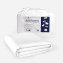 Fabdreams King Organic Cotton Mattress Protector, Waterproof, 78x82+17in, GOTS Certified, Temperature Regulating, Breathable, White by TinyTreasures Baby Boutique
